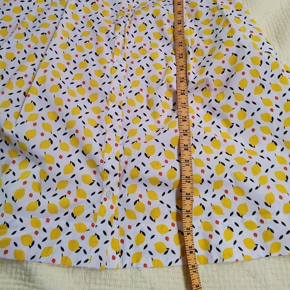 Boden Yellow Floral Shirt‑Dress - Picture 11 of 13